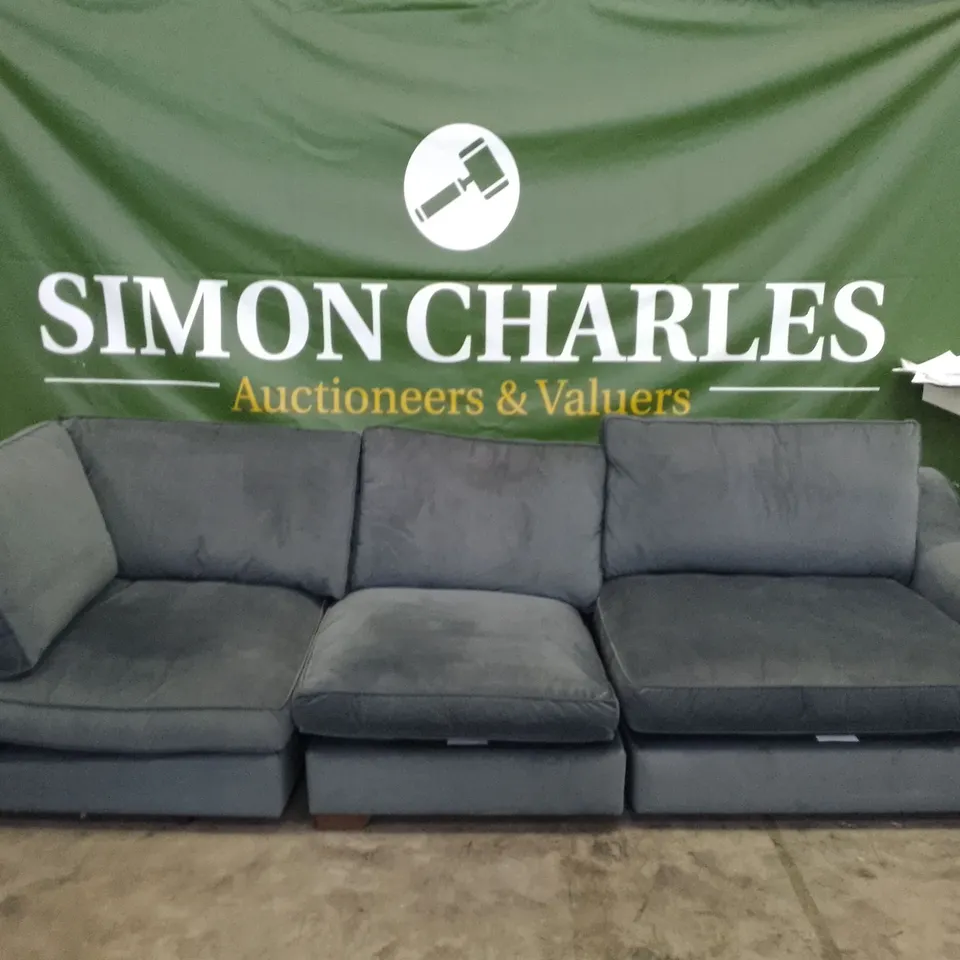 QUALITY DESIGNER THE LOUNGE CO. ISOBEL SOFA SECTIONS - CITY HALL FABRIC