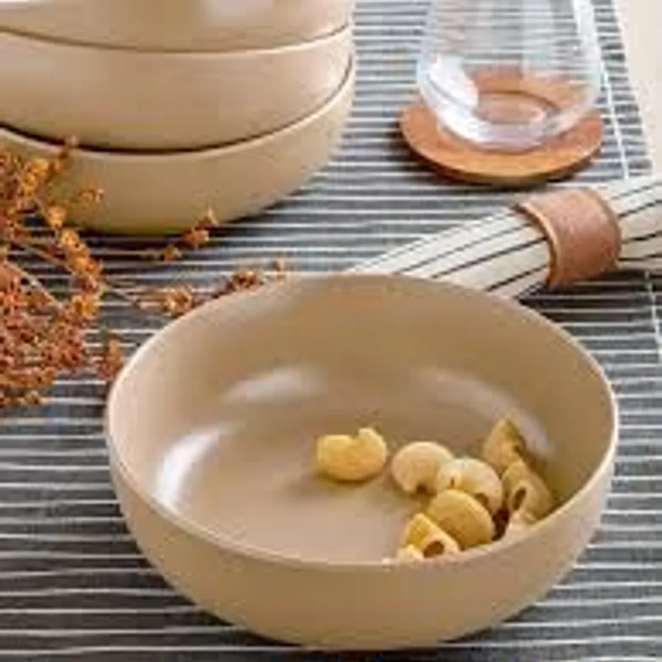 PREVIOUS  NEXT THE VERY COLLECTION MUSHROOM SET OF 4 SAINTES PASTA BOWLS