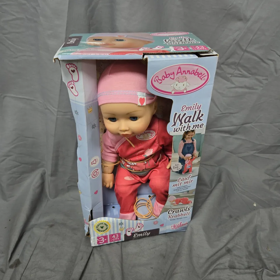 BABY ANNABELLE EMILY DOLL – CRAWLS & WALKS WITH ME – BOXED