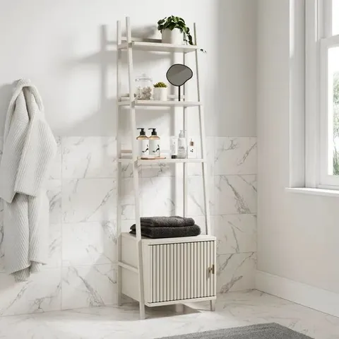 BOXED ELSIE LADDER SHELF - STONE (1 BOX)