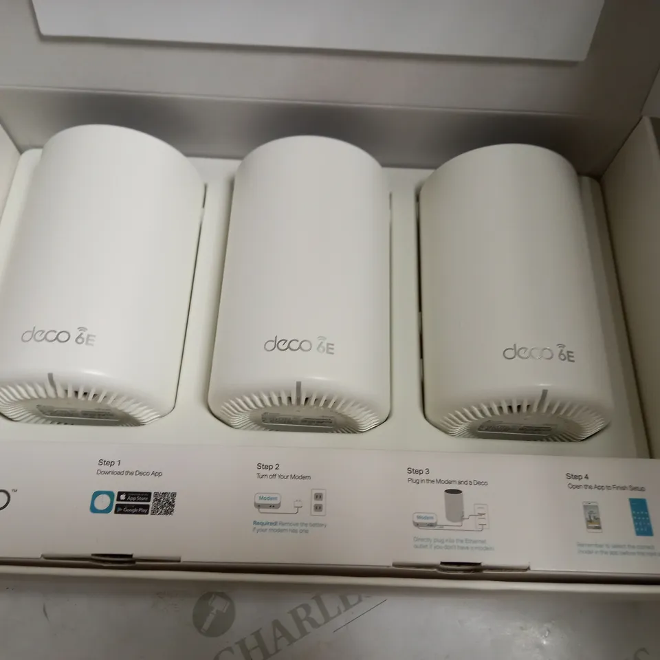 BOXED DECO AXE5400 TRI-BAND MESH WIFI 6E SYSTEM