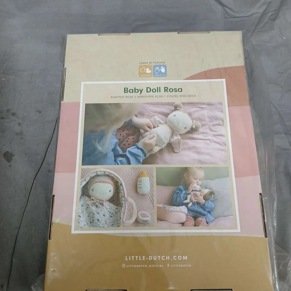 LITTLE DUTCH BABY DOLL ROSA – PINK FLORAL OUTFIT, BOXED