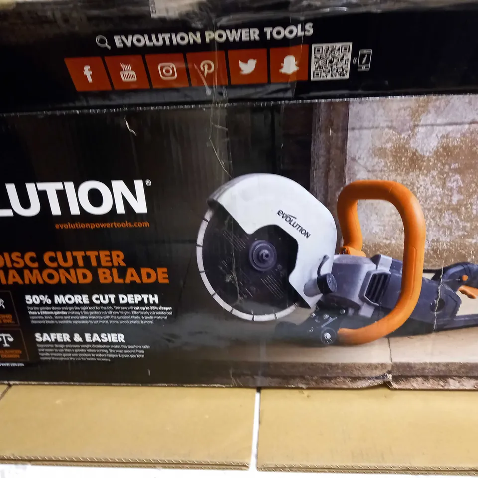 EVOLUTION R230DCT 230MM CONCRETE SAW