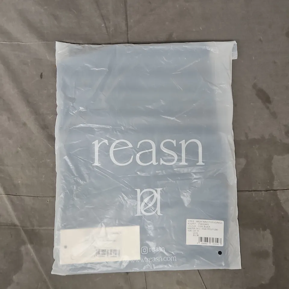 BAGGED REASN HIGH WAIST LEGGINGS IN BLACK SIZE UK 10