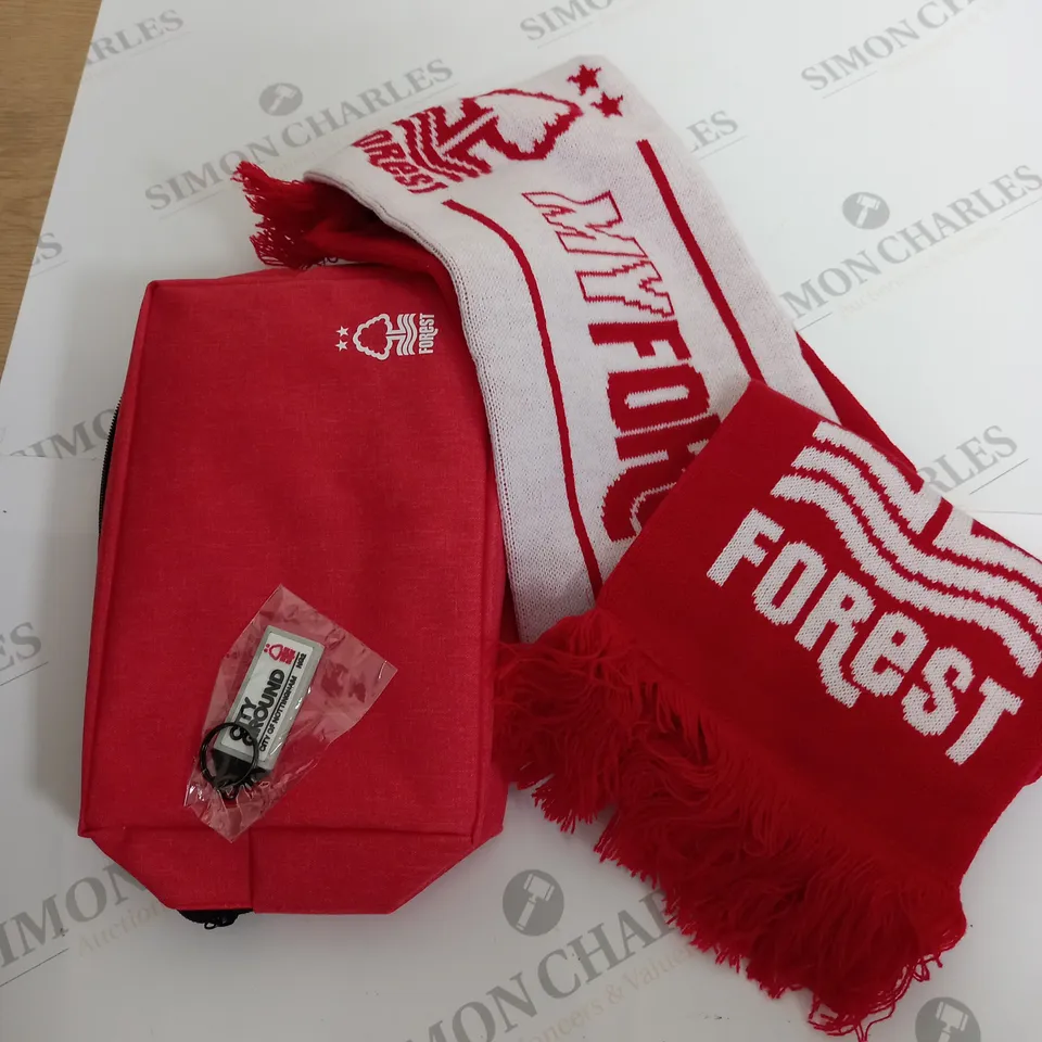 FOREST SCARF, KEY CHAIN AND BAG SET