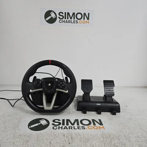 HORI SPF-004 STEERING WHEEL WITH PEDALS FOR PLAYSTATION – USB WIRED