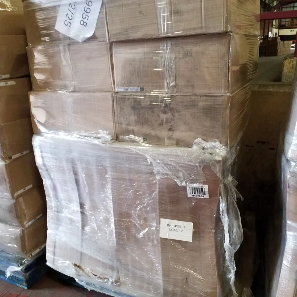 PALLET CONTAINING APPROXIMATELY 14 BOXED 341MM HANDLELSS CURVED DOORS IN CASHMERE GLOSS