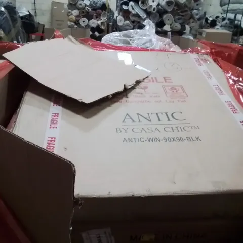 PALLET OF ASSORTED HOUSEHOLD GOODS AND PRODUCTS TO INCLUDE;SCOOTER,RETRACTABLE SAFETY GATE,SHOE RACK