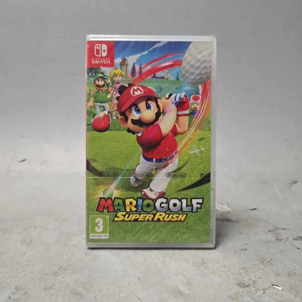 SEALED NINTENDO SWITCH MARIO GOLF SUPER RUSH 