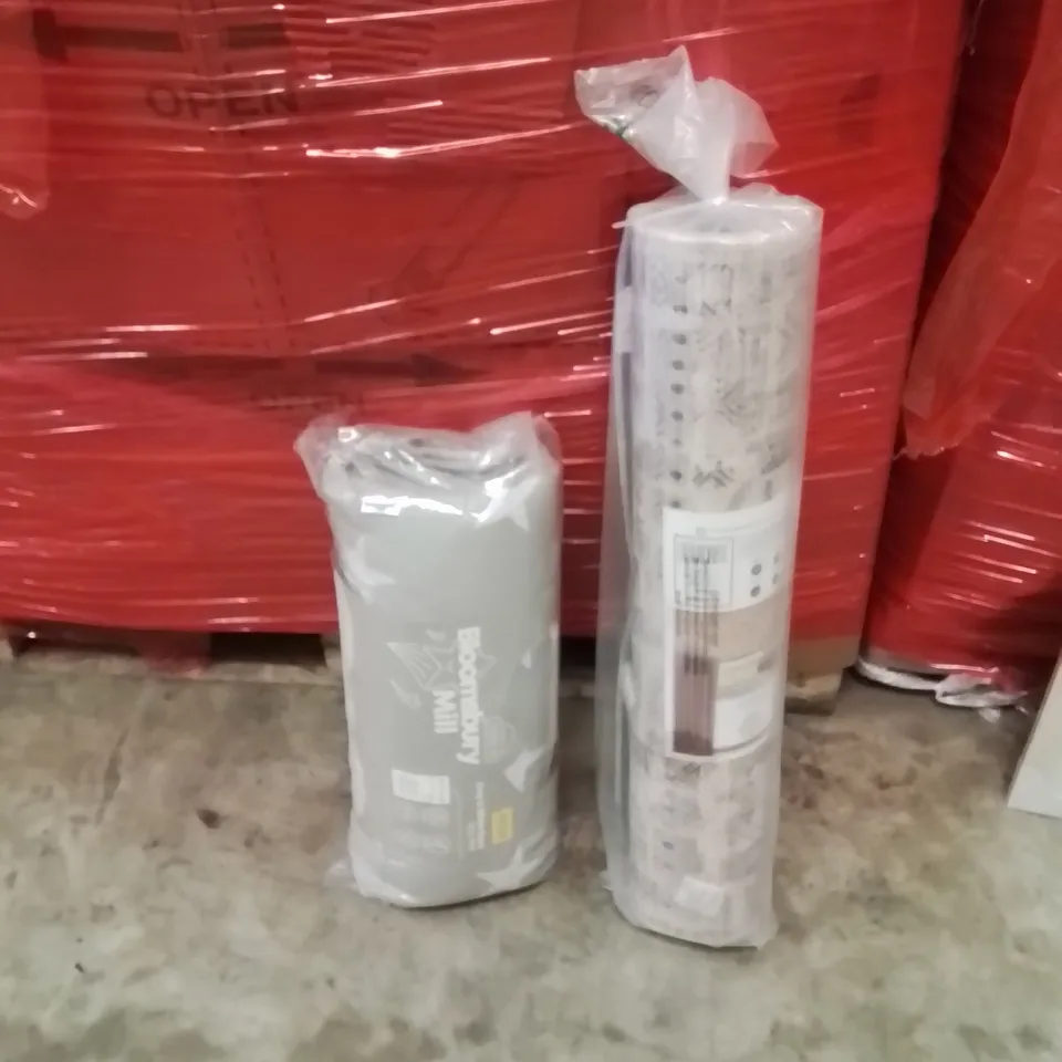 PALLET OF ASSORTED HOUSEHOLD GOODS AND PRODUCTS TO INCLUDE;AREA RUG,NAP MAT