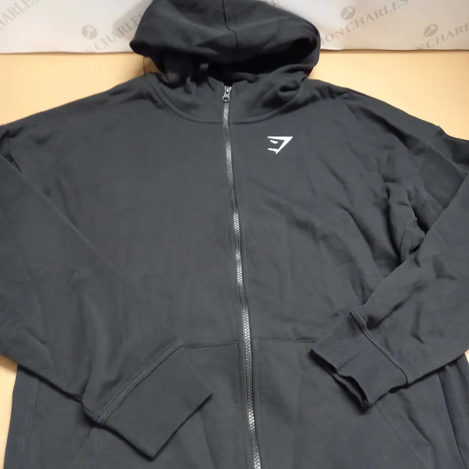 GYMSHARK ZIPPED JACKET SIZE S
