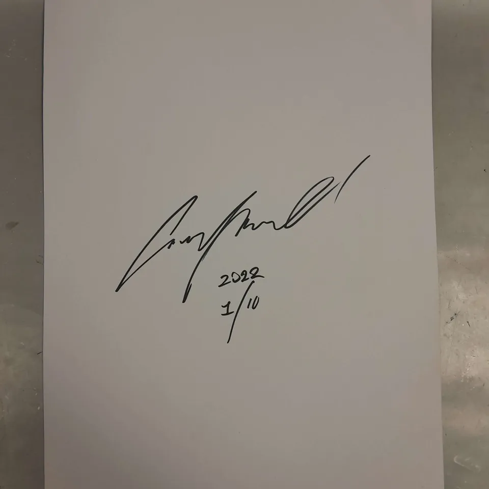 CONOR MURGATROYD SELF PORTRAIT SIGNED ART PRINT #1/10