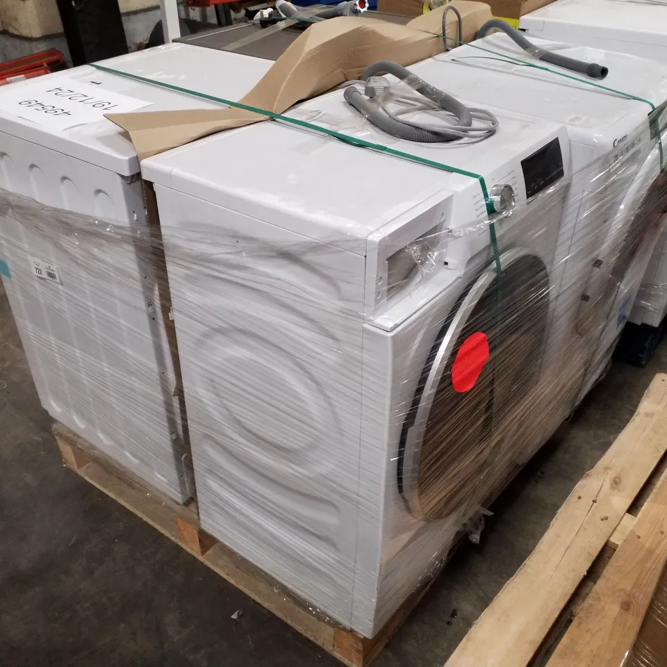 PALLET OF APPROXIMATELY 4 UNPROCESSED RAW RETURN WHITE GOODS TO INCLUDE;