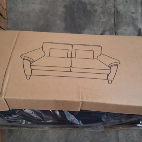 BOXED 180.3CM PILLOW TOP ARMS SOFA - GREY