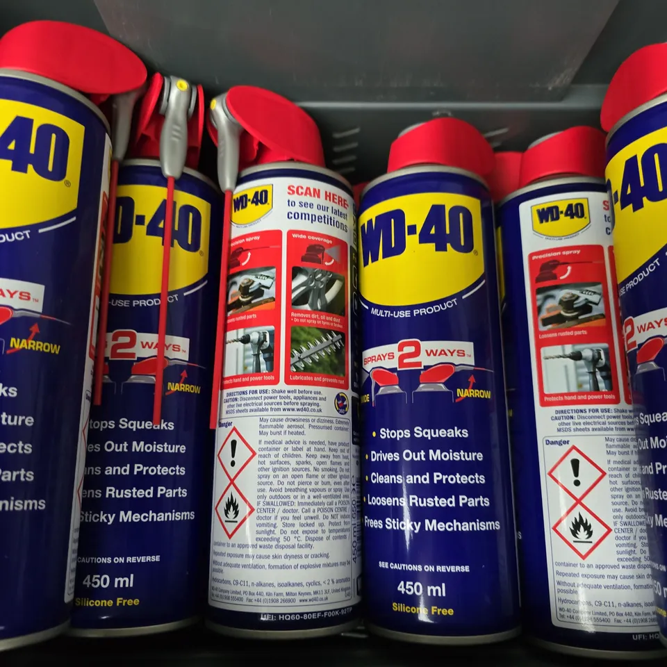 APPROXIMATELY 11 WD-40 SPRAY (450ML) - COLLECTION ONLY