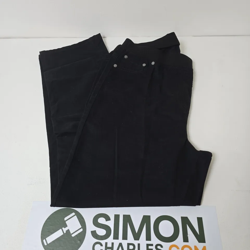 BONPRIX PULL ON TROUSERS BLACK SIZE 20