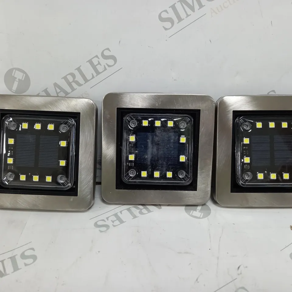 BELL AND HOWELL SET OF 8 SQUARE SWIVEL DISK LIGHTS