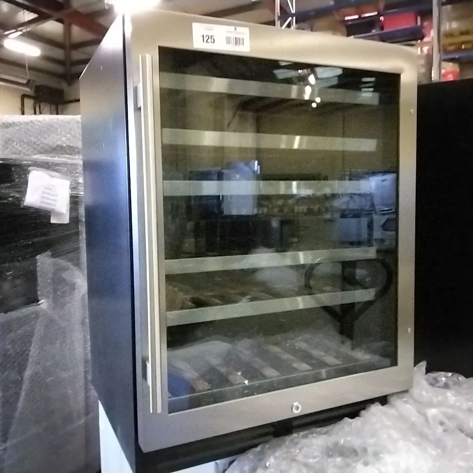 DESIGNER ELECTRIC 60CM WINE COOLER FULL RANGE DUAL ZONE STAINLESS STEEL
