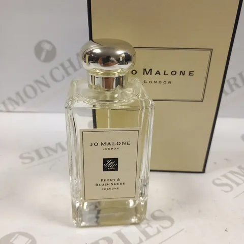 BOXED JO MALONE PEONY AND BLUSH SUEDE COLOGNE 100ML