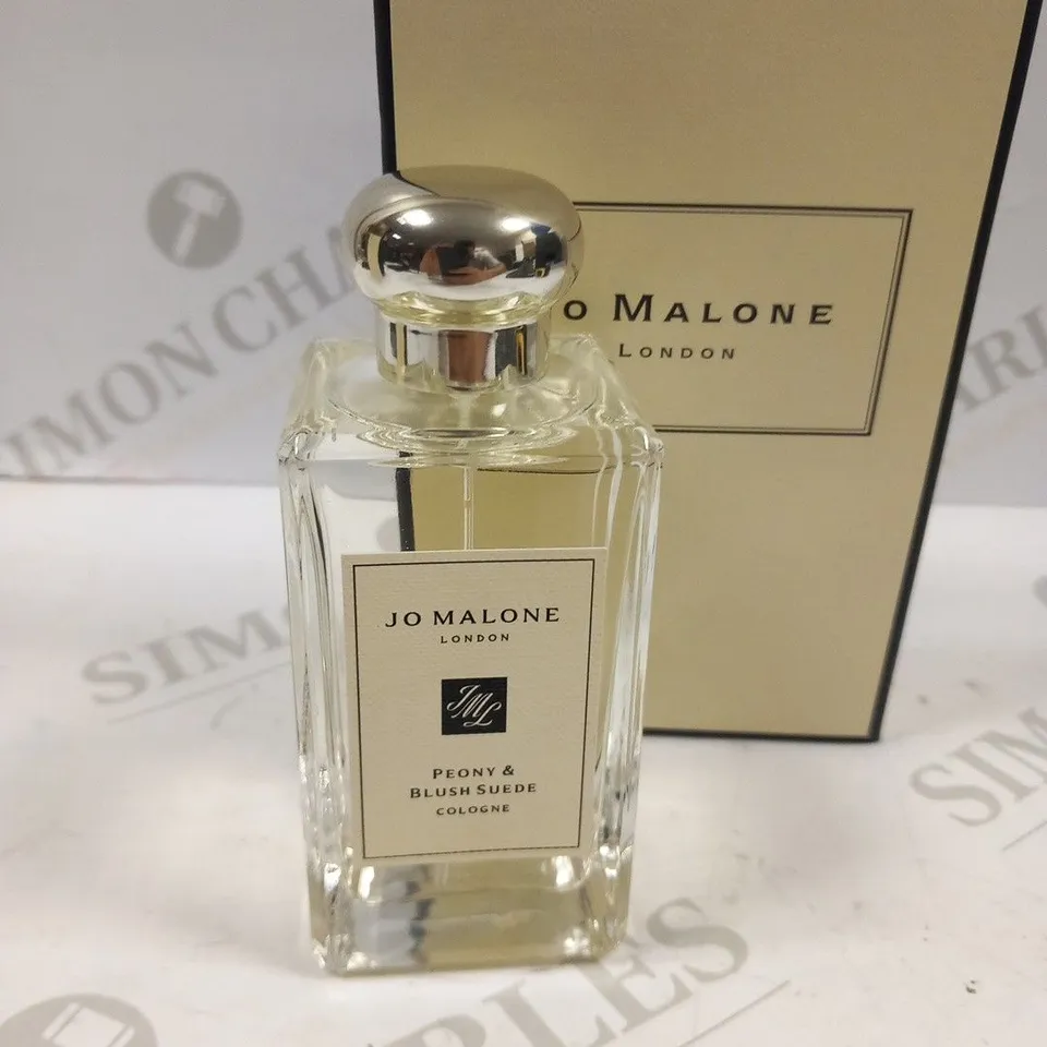 BOXED JO MALONE PEONY AND BLUSH SUEDE COLOGNE 100ML