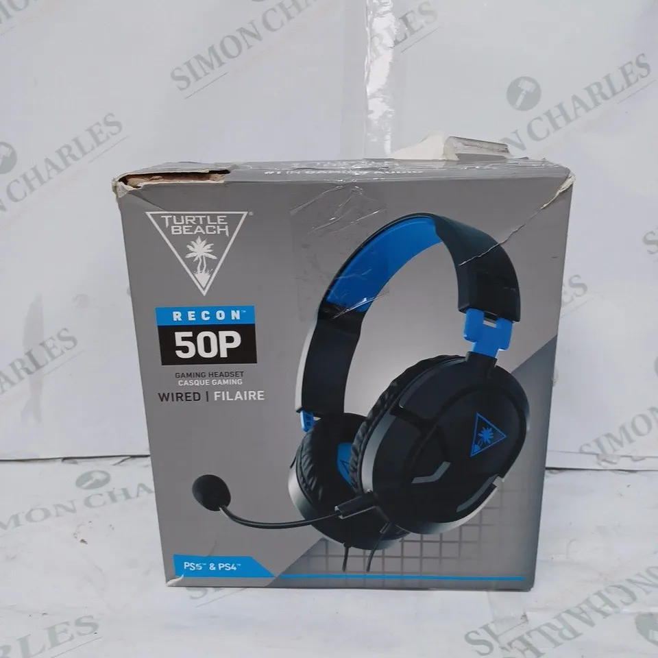 TURTLE BEACH RECON 50P WIRED GAMING PLAYSTATION 4/5 HEADSET