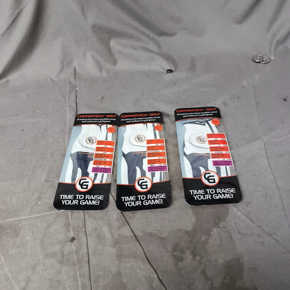 3X COPPERTECH GOLF GLOVE LEFT HAND XL 