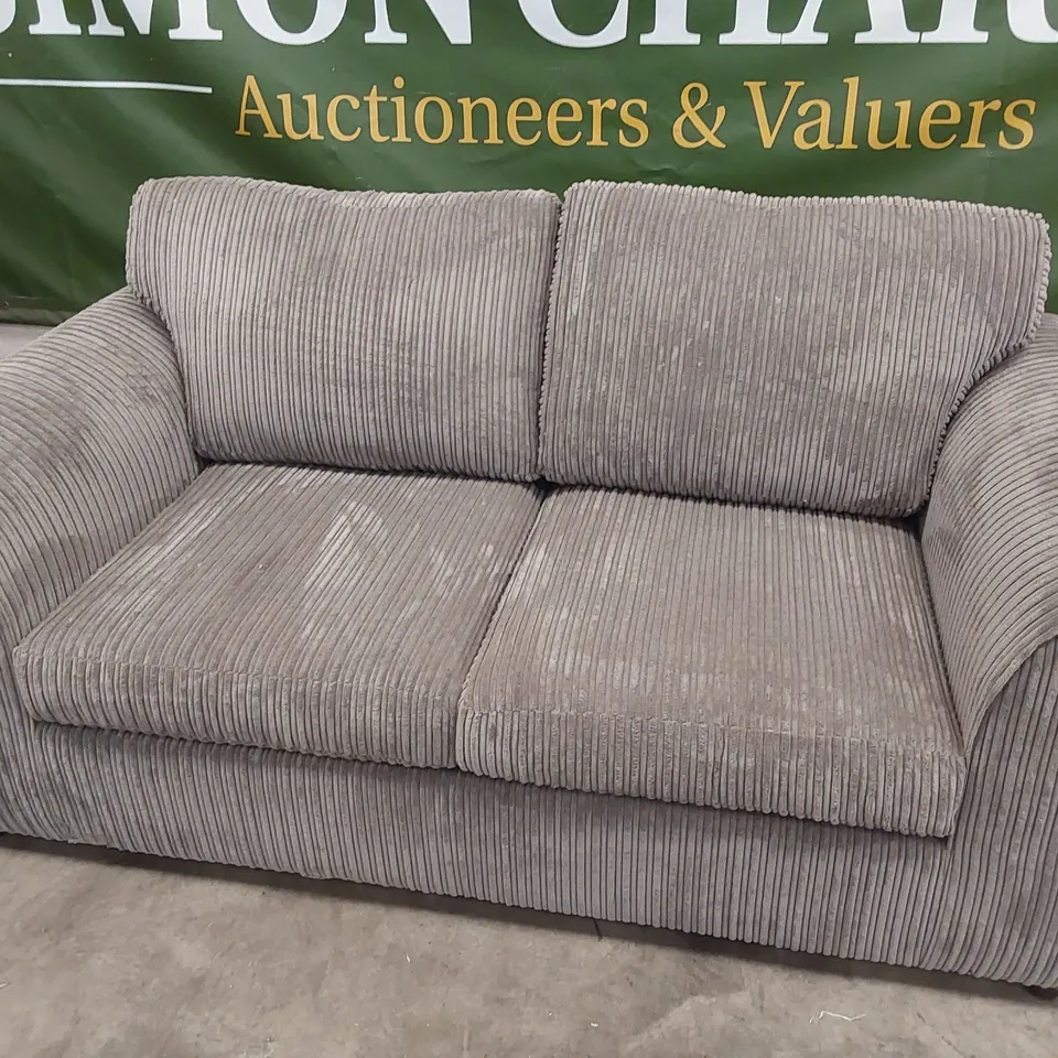 DESIGNER MARCIAL 2 SEATER CORDUROY SOFA BED 