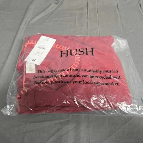 BAGGED HUSH ELLISON CONTRAST STITCH SWEATSHIRT SIZE M