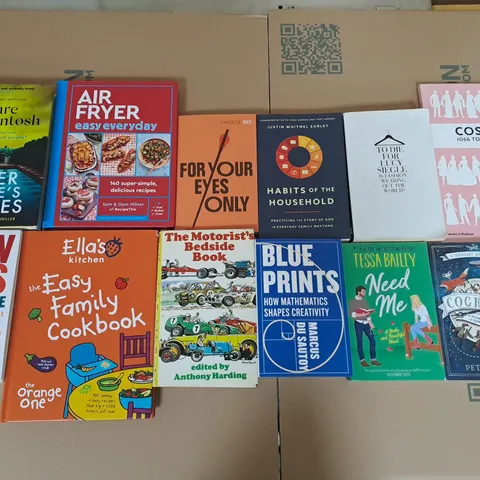 LARGE QUANTITY OF ASSORTED BOOKS TO INCLUDE FICTION & NON FICTION - COLLECTION ONLY
