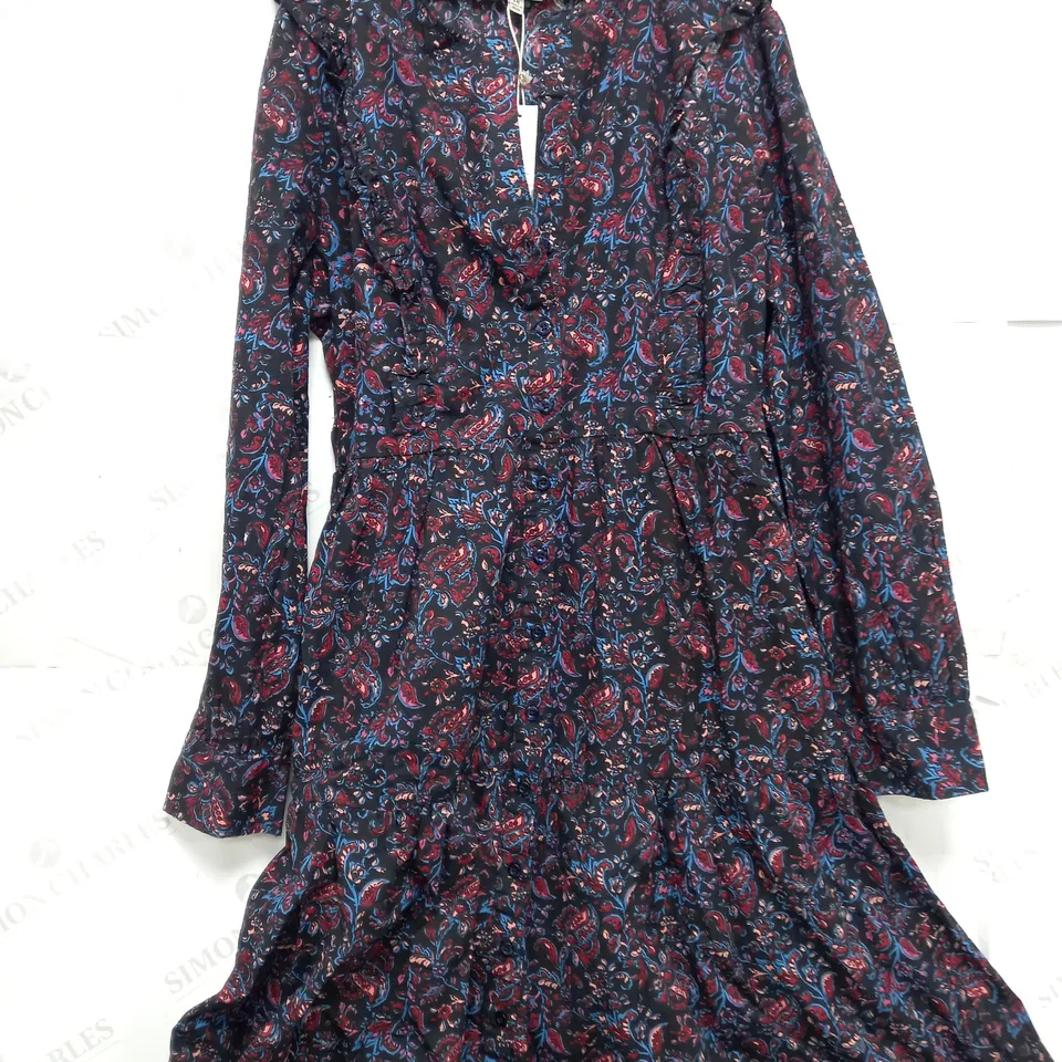 WOMANS ALBARAY PAISLEY FLOWER DRESS - SIZE UK 16