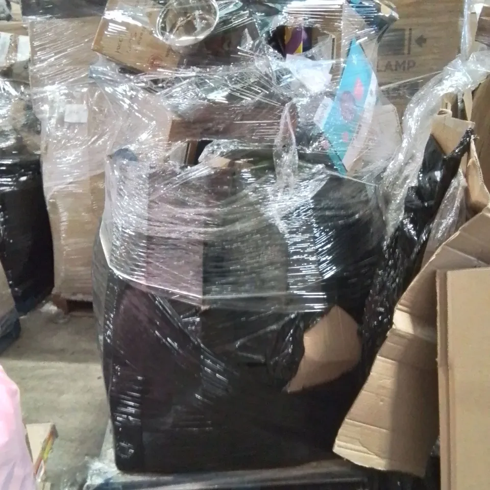 PALLET OF ASSORTED HOUSEHOLD GOODS AND PRODUCTS TO INCLUDE;KETTLE,SINK TAP,PANS