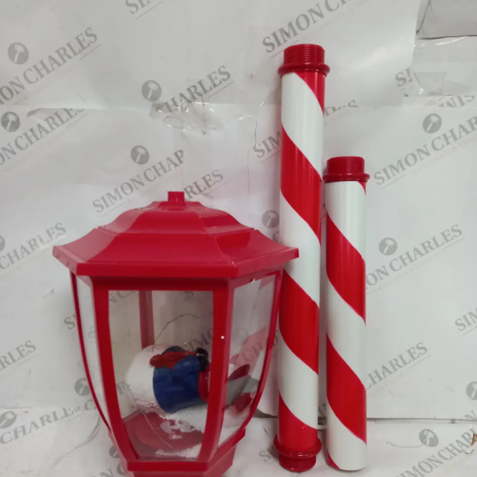 5FT LED SNOWING STREET LAMP CANDY CANE RRP £99.99