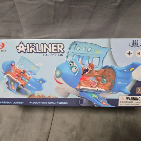 AIRLINER HAPPY FUN TOY PLANE – BOXED KIDS' AIRCRAFT WITH LIGHTS & MUSIC