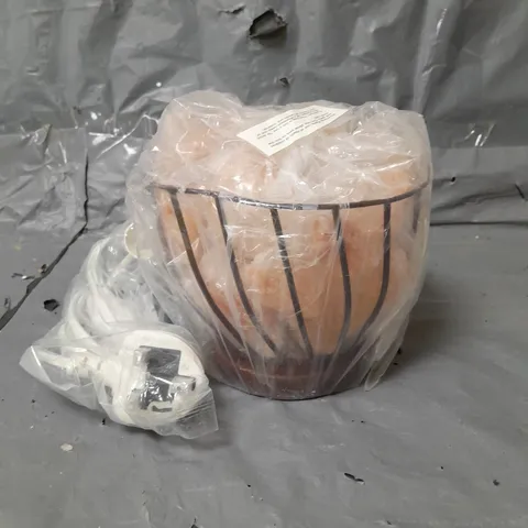 HIMALAYAN ROCK SALT FIRE EFFECT BASKET