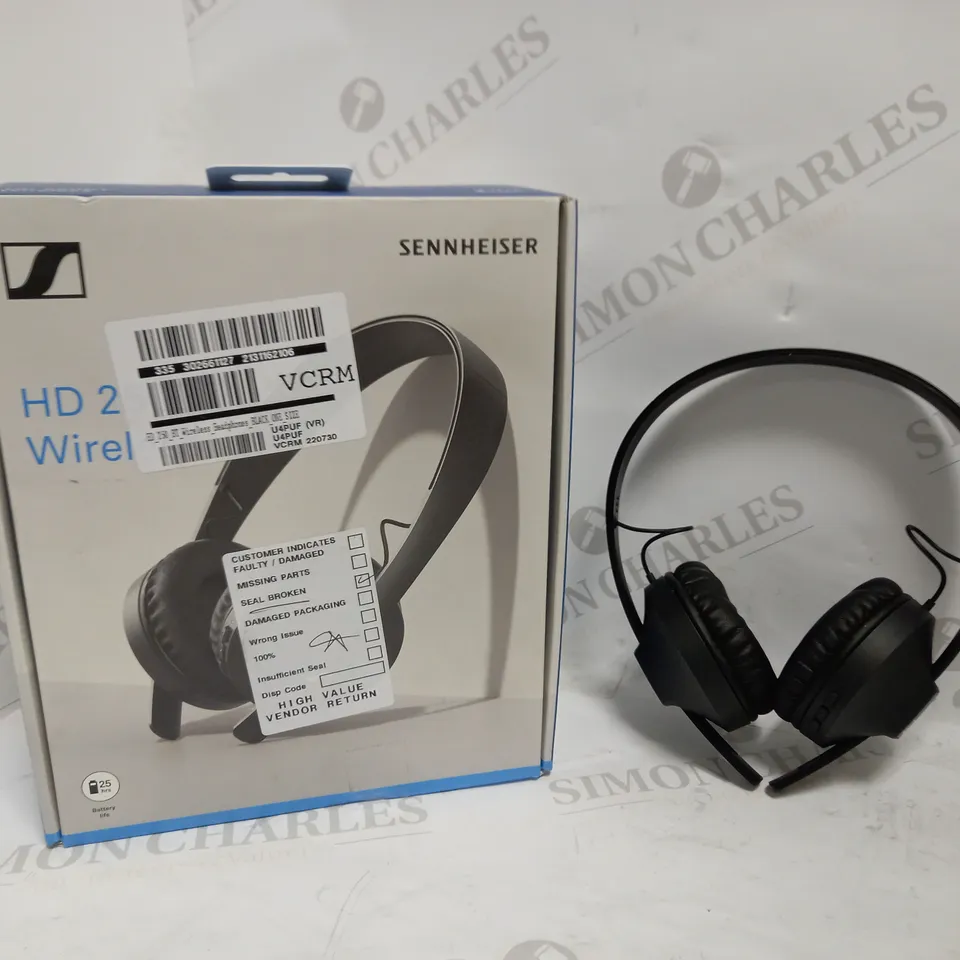 SENNHEISER HD 250BT WIRELESS HEADPHONES