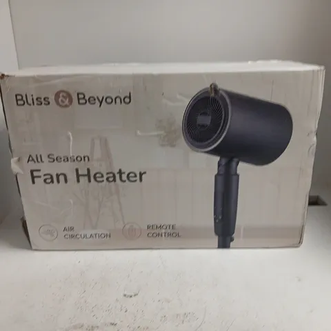BLISS & BEYOND ALL SEASON FAN HEATER – BOXED
