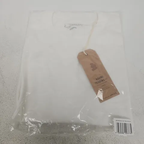 &SONS ESSENTIALS T-SHIRT – WHITE – SIZE M