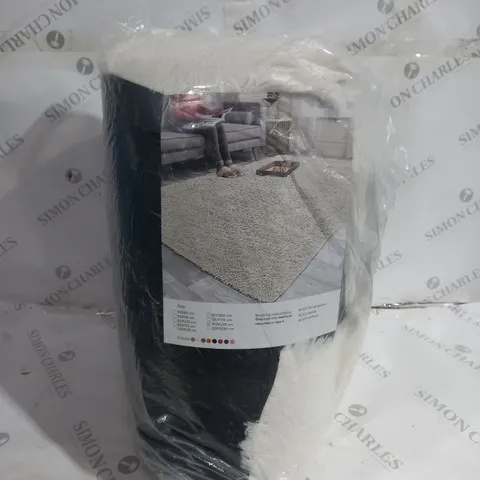 UNBRANDED SOFT CREAM RUG - 160CM X 230CM