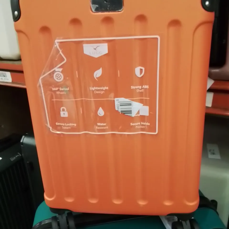 LUGG SKYWANDER 20 INCH TRAVEL SUITCASE ORANGE