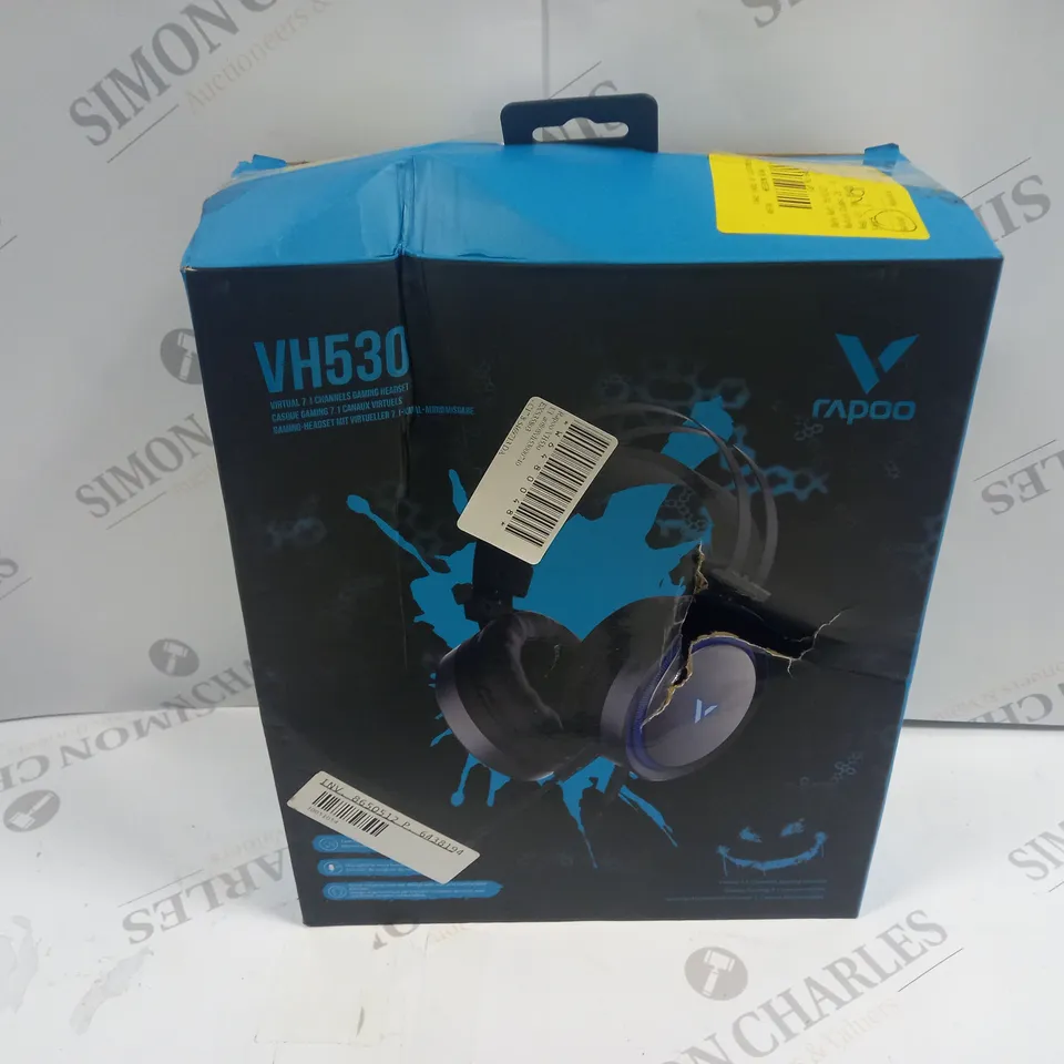 2 BOXED RAPOO VH530 HEADSETS