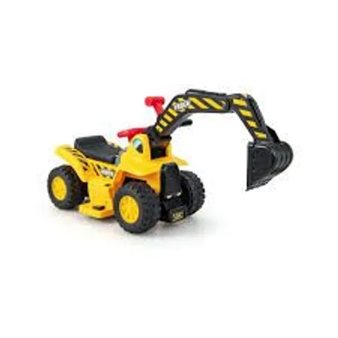 BOXED COSTWAY KIDS TODDLER RIDE ON TRUCK EXCAVATOR DIGGER