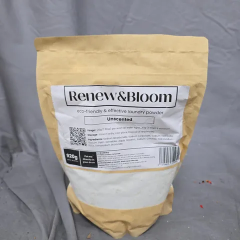 RENEW&BLOOM LAUNDRY POWDER – UNSCENTED, 920G 