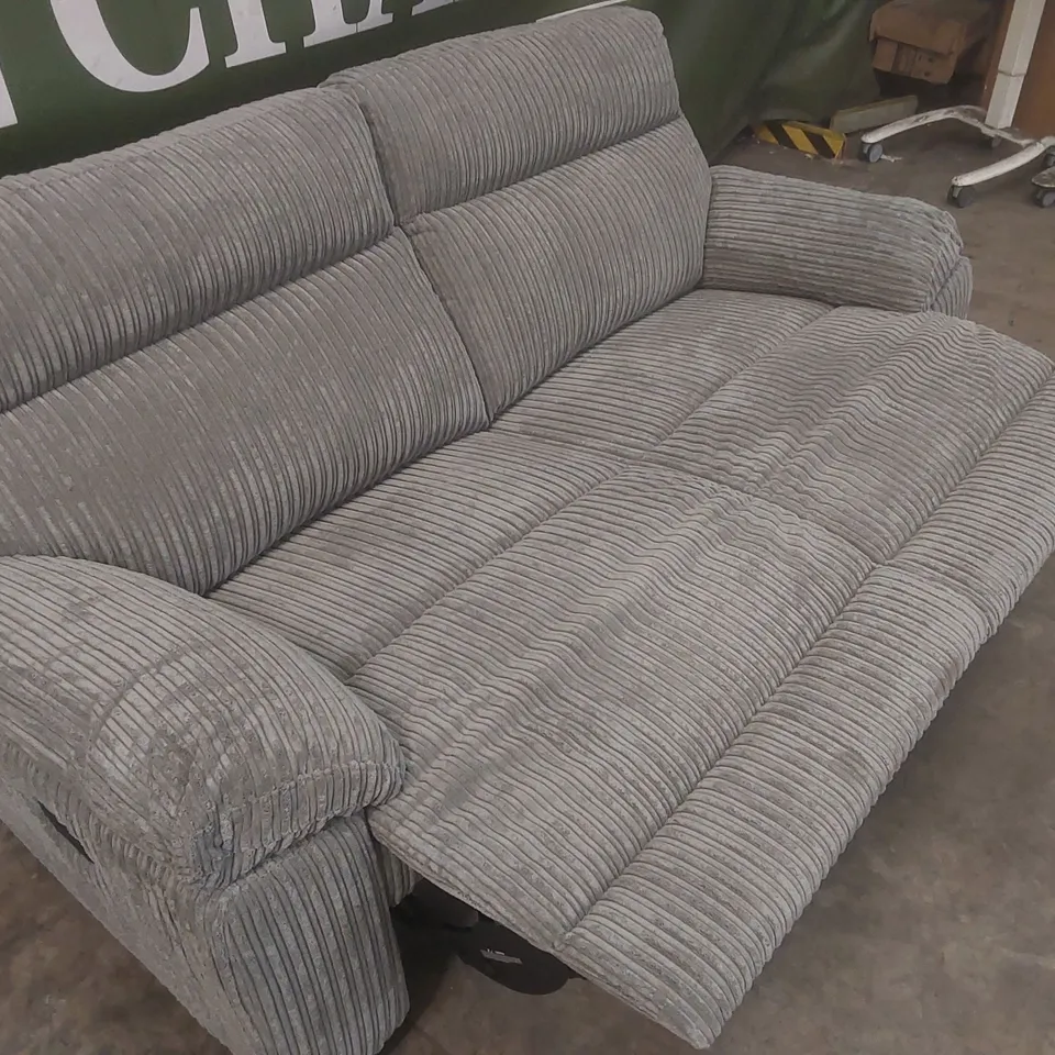 QUALITY DESIGNER BARON 3 SEATER MANUAL RECLINER SOFA