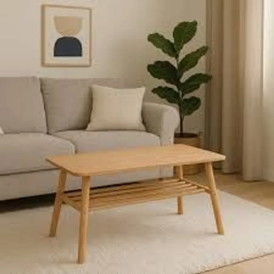 BOXED MARIBEL COFFEE TABLE - BAMBOO (1 BOX)