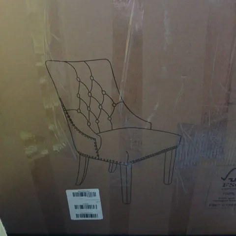 WARWICK DINING CHAIR IN GREY - COLLECTION ONLY