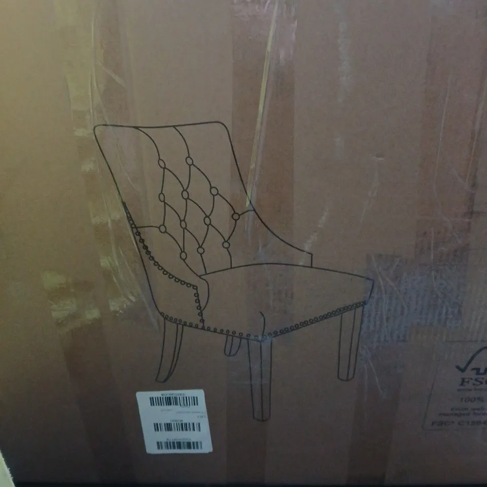 WARWICK DINING CHAIR IN GREY - COLLECTION ONLY