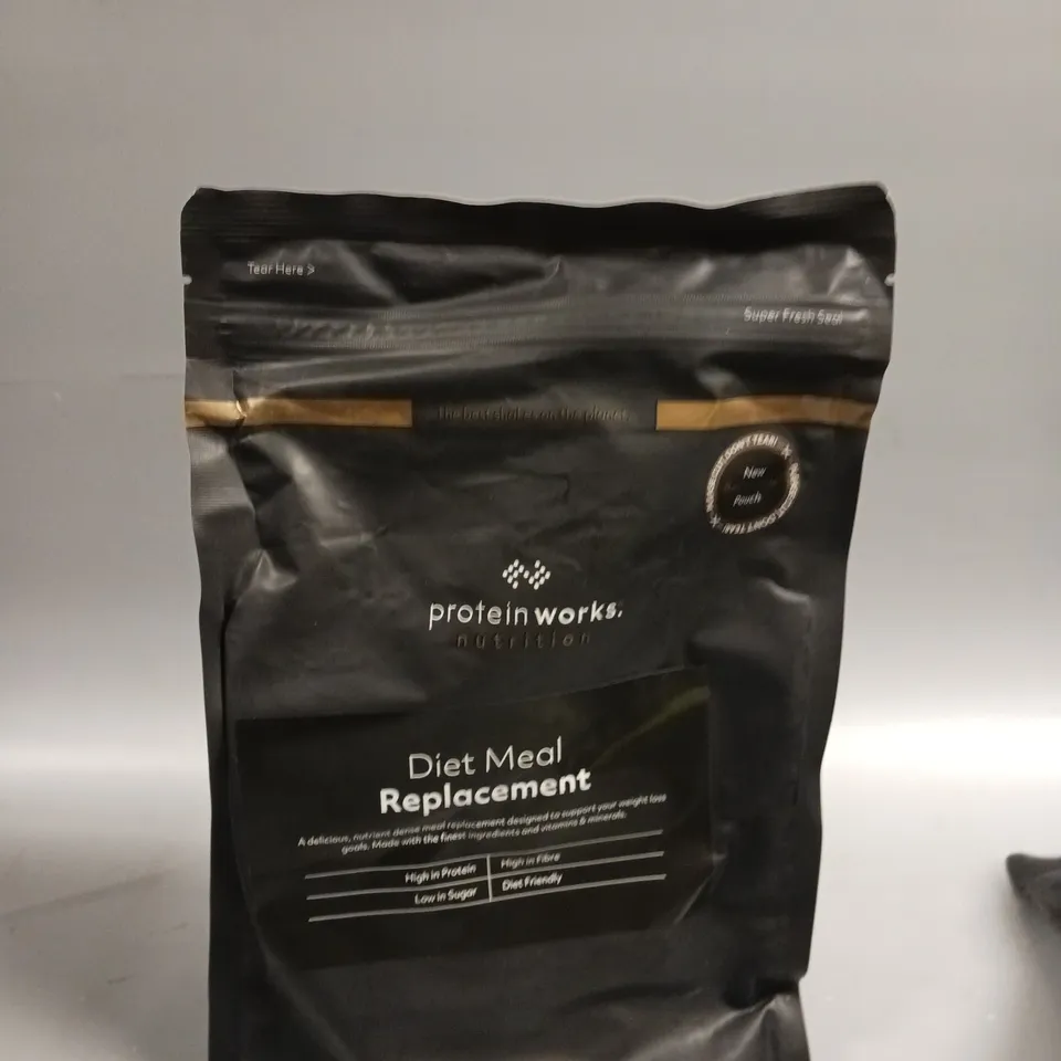 SEALED PROTEIN WORKS NUTRITION DIET MEAL REPLACEMENT - CARAMEL MACCHIATO 1KG