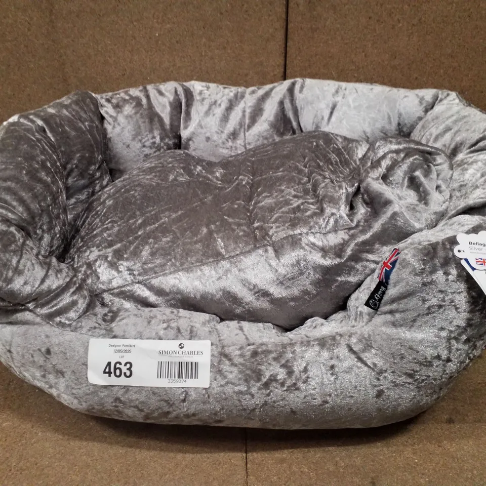 BUNTY MEDIUM BELLAGIO BED - SILVER