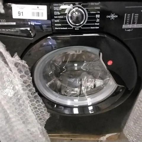 DESIGNER HOOVER HWASH 300 H3W 492DBBE80 SMART FREESTANDING SPIN WASHING MACHINE BLACK