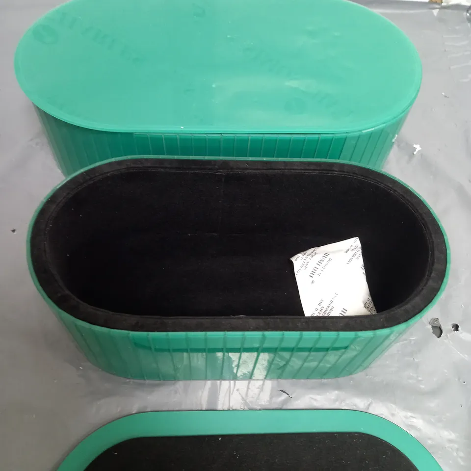 JM BY JULIEN MACONDALD SET OF 2 LOZENGE TRINKET BOXES